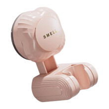 Suction Cup Shower Head Holder NoDrill Adjustable Height and Angle Bracket for Renters Pink