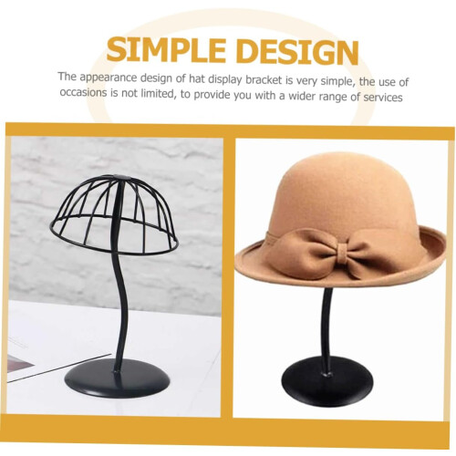 Hat Display Stand Dome Shaped Metal Hat Organizer for Home  Closet Table Storage 2