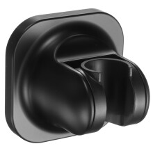 Shower Head Holder Adjustable SelfAdhesive No Drill Wall Mount for Handheld Shower Matte Black G1/2
