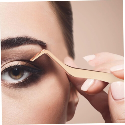 2pcs Stainless Steel Eyelash Applicator Tool with Comb for Precision Lash Application and Easy Use 1