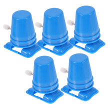 5pcs Clockwork Toy Mechanism Parts for DIY Robot Toys and Repairing Walking Toys Blue