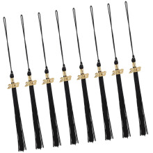 8pcs Graduation Tassel Set with Year Charm for Graduation Caps, Ceremony and Party Decorations