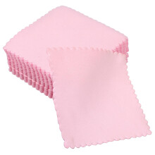 100pcs Microfiber Cleaning Cloth Scratch for Jewelry Silver Gold Eyeglasses Screens