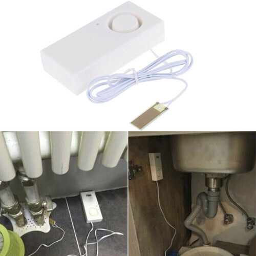 Water Leak Detector with  Sensitivity GoldPlated Sensor Alarm for Basement Kitchen Bathroom 2