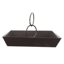 Rain Chain Basin with CorrosionResistant Build, Decorative Garden Accent for Balcony or Roof