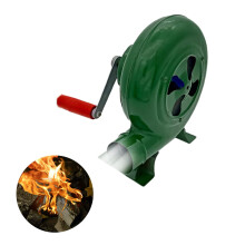 Fireplace Bellows Air Blower with Manual Handle Speed Control for Indoor Outdoor BBQ Camping 350W