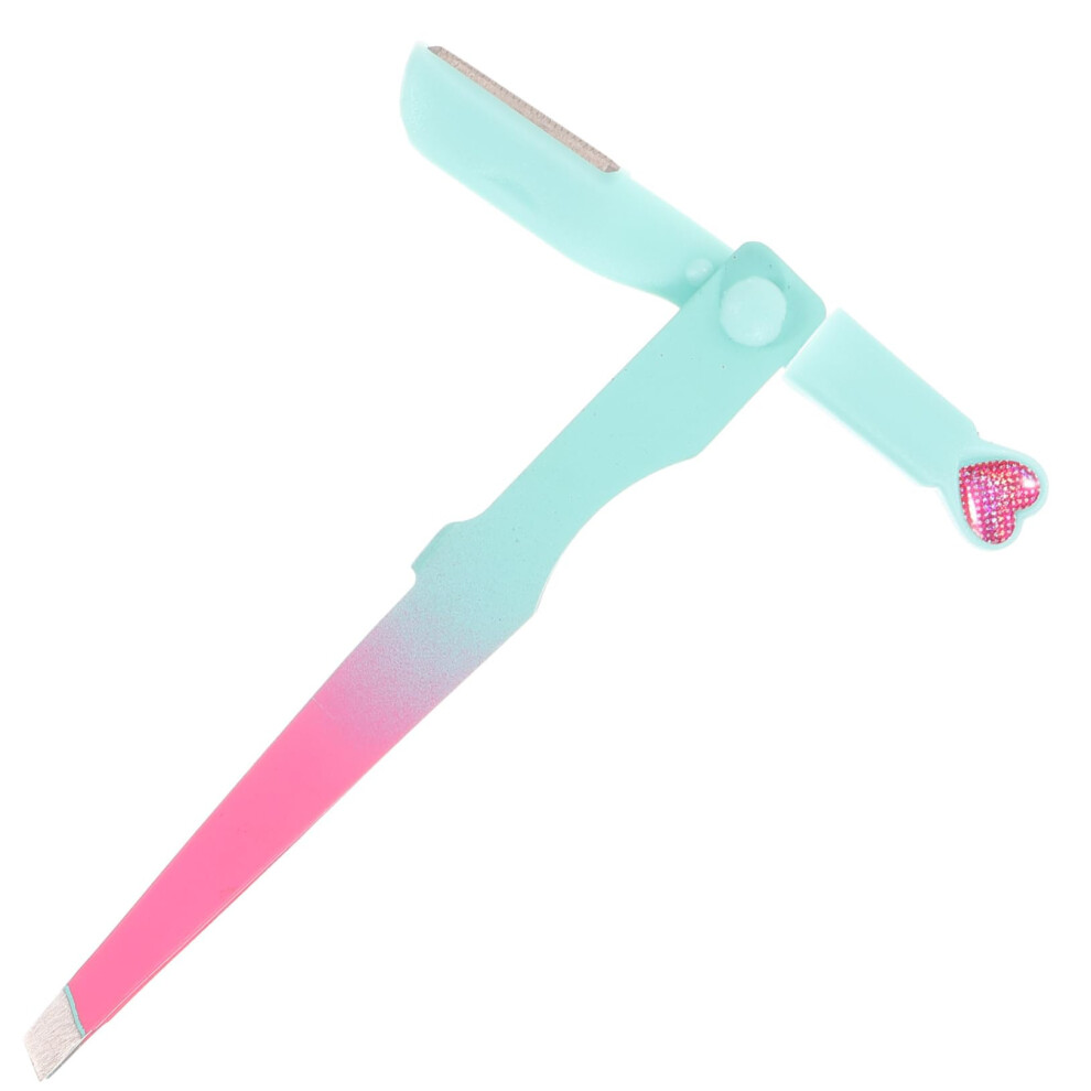 Eyebrow Tweezers and Eyelash Applicator Tool Set Stainless Steel Beauty Accessories for Grooming