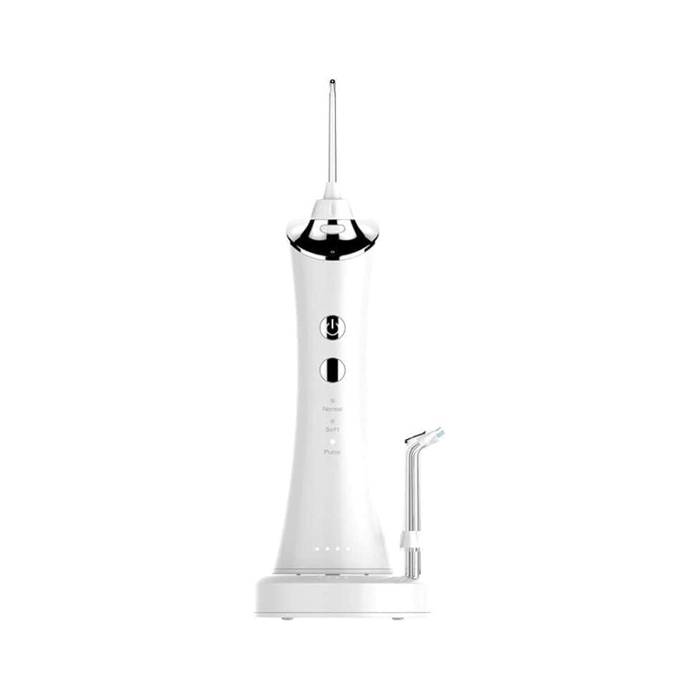Cordless Water Flosser with Adjustable Pressure, 360 Rotating Nozzle, IPX7 Waterproof for Braces