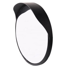 60cm Convex Traffic Mirror with Sun Visor and Bracket, WideAngle Outdoor Safety for Road Corners