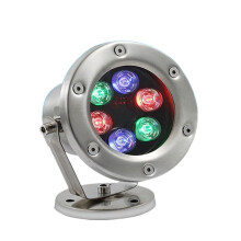 LED Underwater Lights IP68 Waterproof Stainless Steel RGB Pool and Fountain Lamps 12V Remote