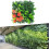 Artificial Grass Panel 25x25cm PP Leaf Wall Mat for Terrace, Bathroom and Home Decor Style E 3
