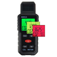CO2 Meter Handheld Carbon Dioxide Detector with Temperature Humidity Monitor for Home Car RV