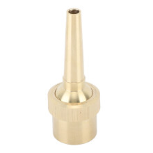 Brass Fountain Nozzle Adjustable Full Jet Water Effect for Park and Square G1.5in