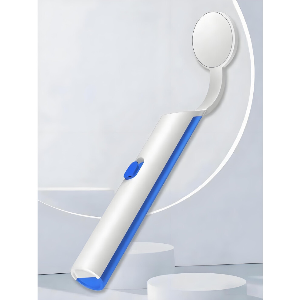 Light Dental Mirror With Led And Antifog Coating For Plaque Inspection And Oral Care