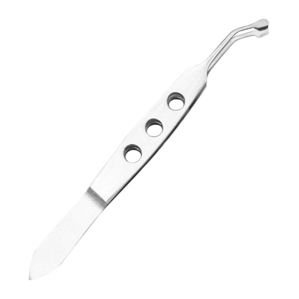 Stainless Steel Eyelid Tweezer with Meibomian Gland Expressor for Women Eye Care and Beauty