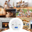 Carbon Monoxide Detector with LCD Display for Home Kitchen Garage Safety Battery Powered 5