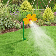Lawn Sprinkler 720 Rotating Dancing Flower for Garden Watering, Kids & Pets Play