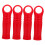 4pcs Mop Handle Grip Replacement Durable Broom End Caps Ergonomic Design for Flat Mop 1