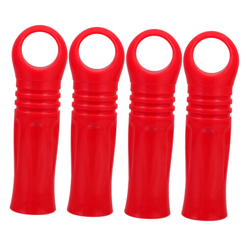 4pcs Mop Handle Grip Replacement Durable Broom End Caps Ergonomic Design for Flat Mop