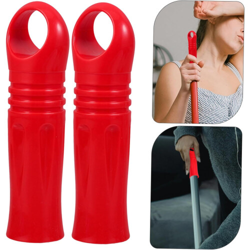 4pcs Mop Handle Grip Replacement Durable Broom End Caps Ergonomic Design for Flat Mop 1