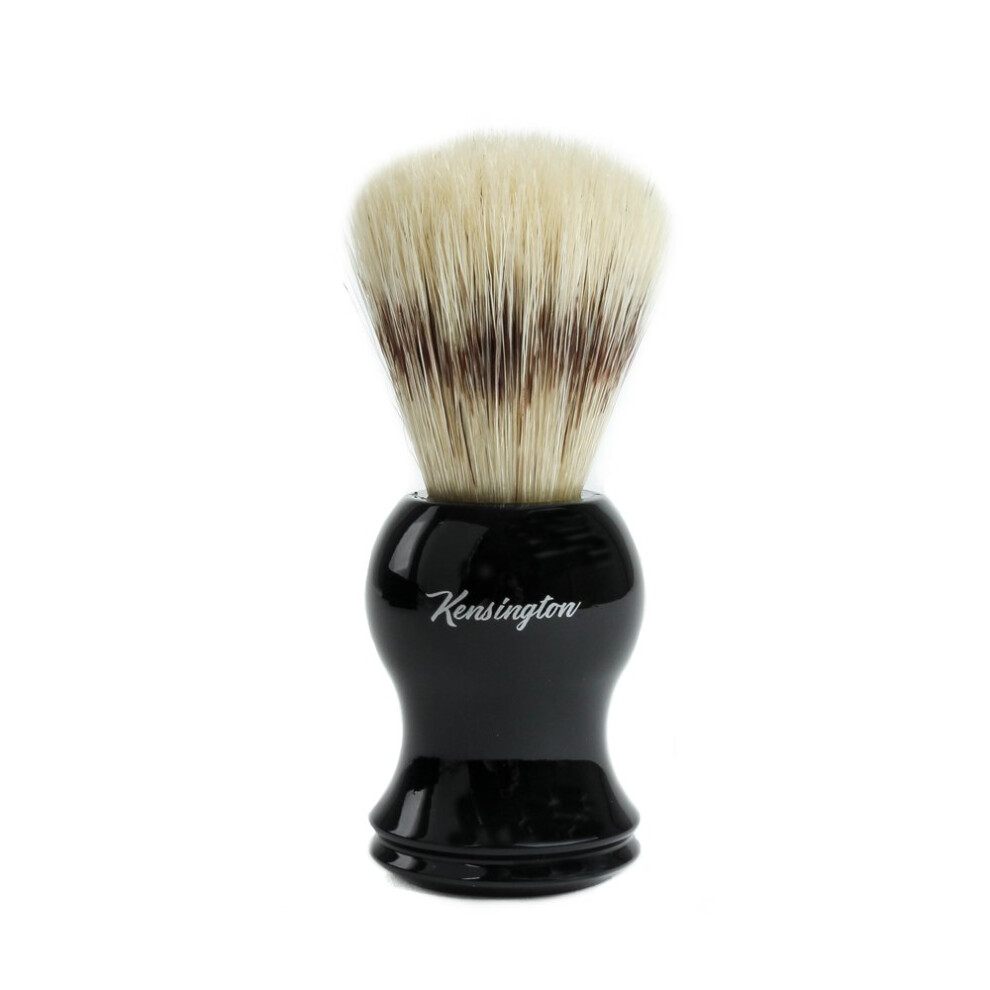 Shaving Brush with Boar Bristles and Stand for Traditional Wet Shave Grooming Men