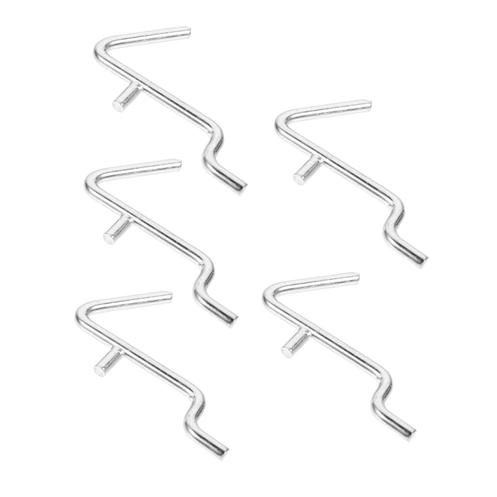Pegboard Hooks For Tools Set, Secure Vshaped Hold, Spacesaving Garage Storage Hooks, 5Pcs 9113335929685