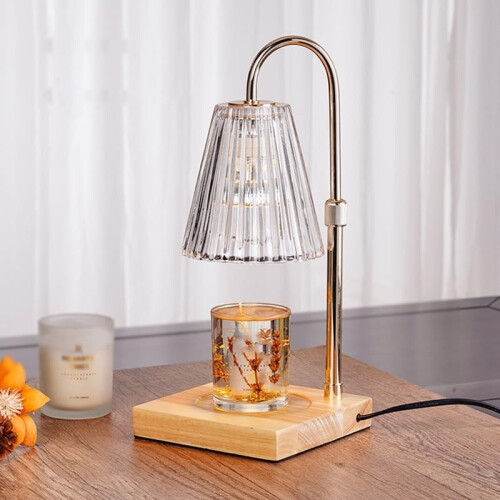 Adjustable Candle Warmer Lamp with Timer for Aromatherapy and Romantic Home Bedroom Decor 2