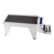 White Desktop Tape Dispenser and Sealing Machine with Space Saving Design for Office and Warehouse