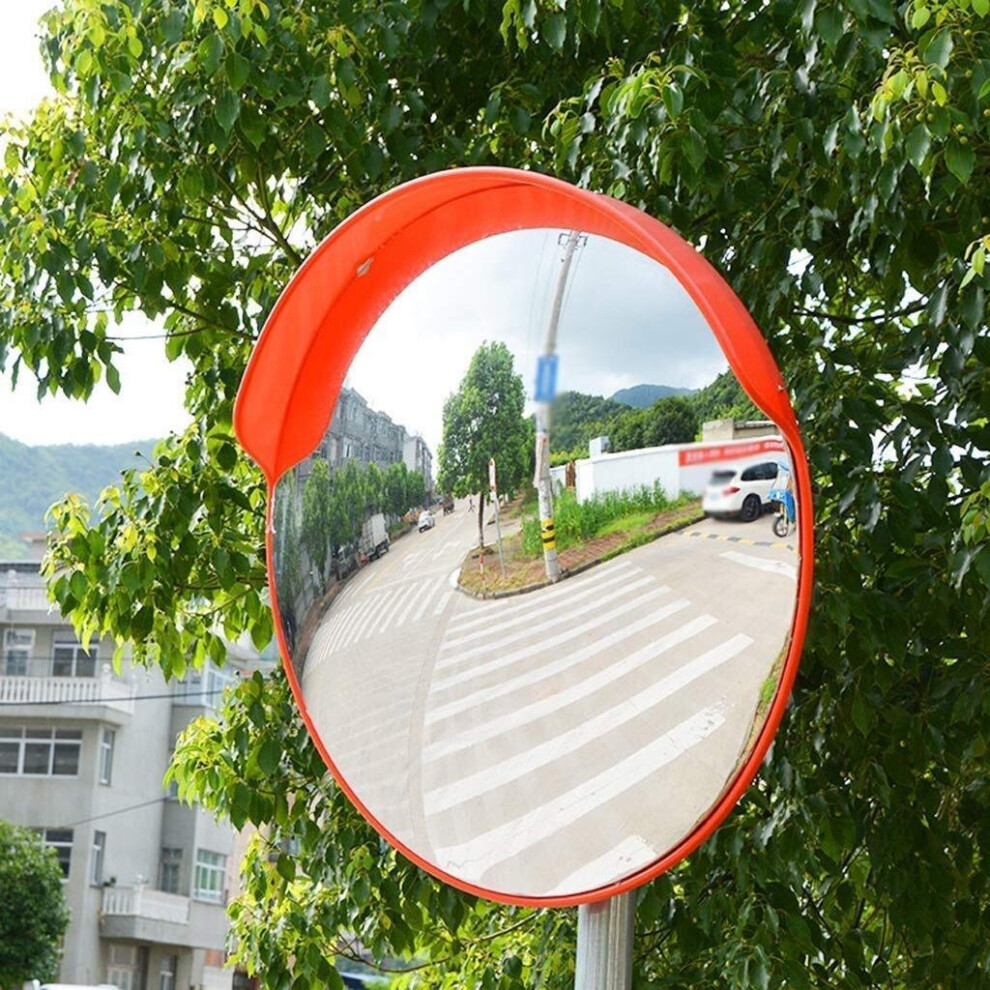 80Cm Convex Safety Mirror Wideangle Shatterproof Uvresistant For Roads Parking Lots Warehouses 9053599283867