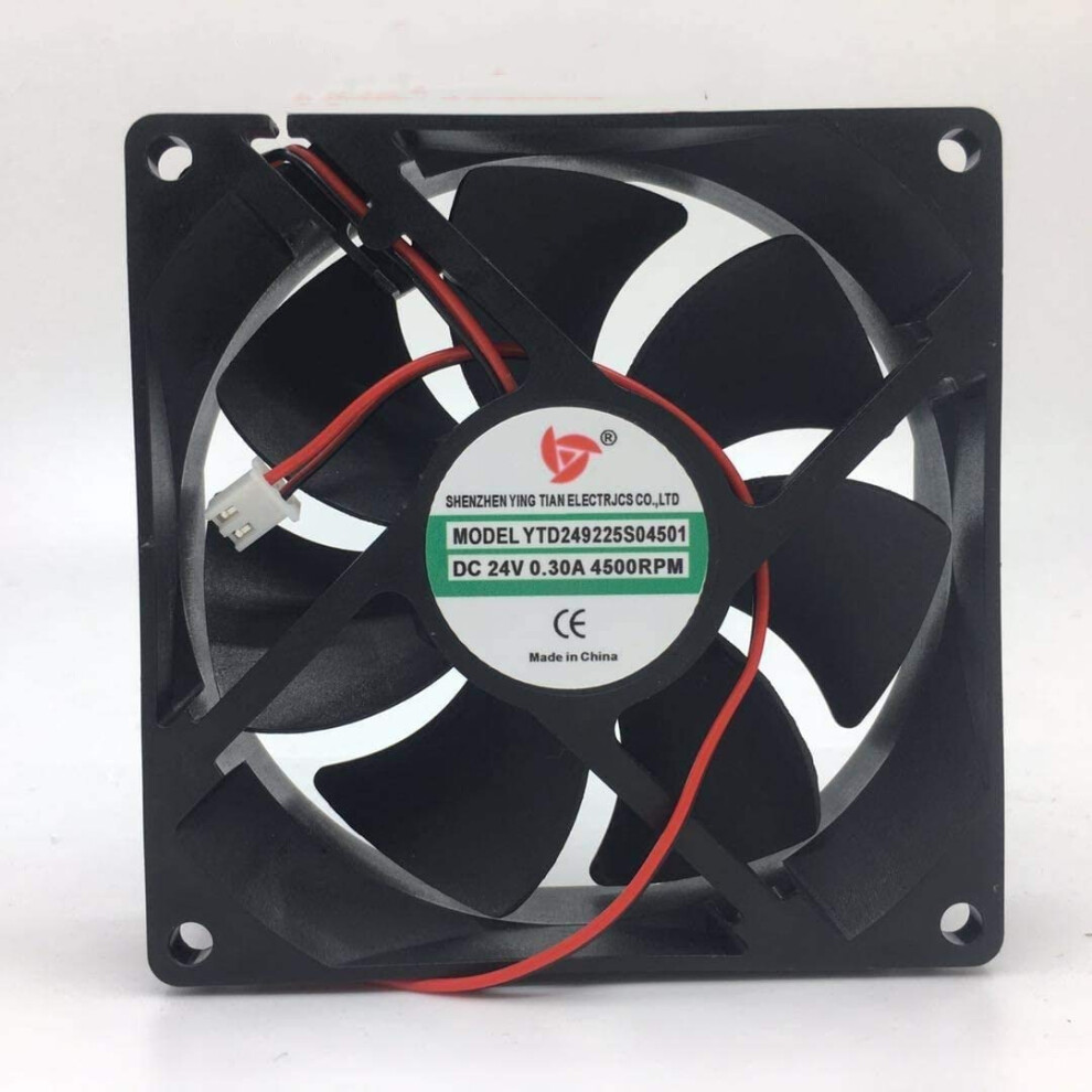 9Cm Dc 24V 0.30A Speed Brushless Cooling Fan 4500Rpm Low Noise Energy Efficient 9174973807339