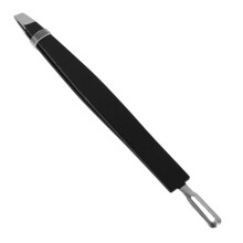Stainless Steel Eyebrow Tweezer with Closed Clamp Design and False Eyelash Applicator Tool