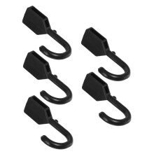 Heavy Duty Plastic Pegboard Hooks for Garage Organization and Crafts, Broad Compatibility