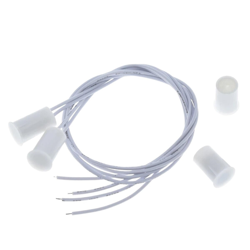 1 Pair Rc33 Recessed Magnetic Door Alarm Sensor Dc 100V Contact Switch For Home Security 9053599286721
