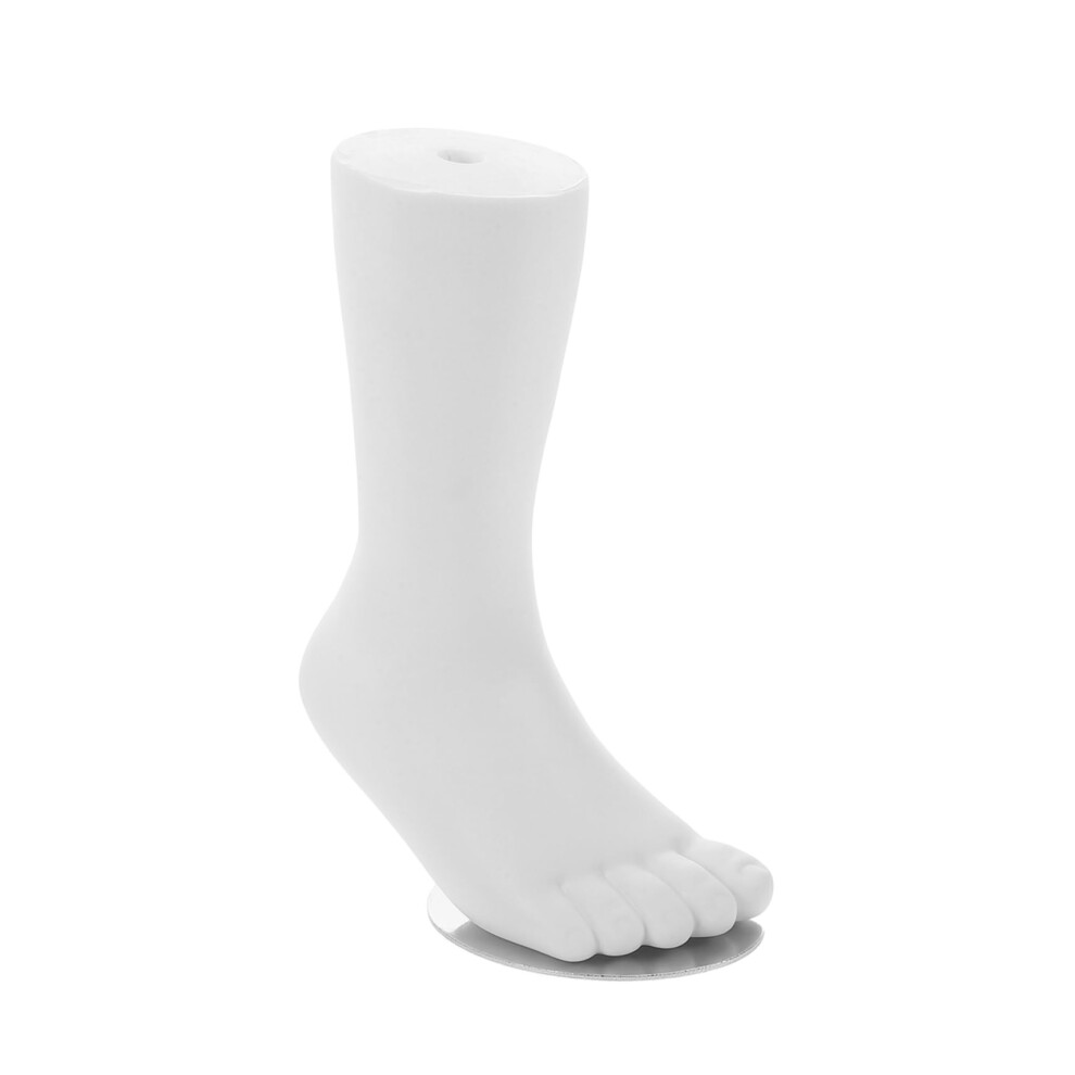Seamless Sock Display Mannequin Foot Medium Plastic Model For Realistic Sock Photography White 9113335934269