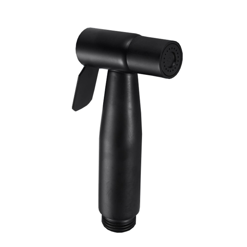 Bidet Sprayer For Toilet With Stainless Steel Handheld Shower Hose Faucet Attachment, Black 9053599287483