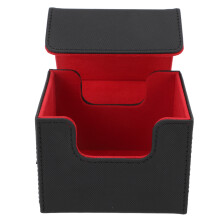 Caja para barajas de cartas. Forro interior de microfibra. Construcción duradera. Ligera. Fácil acceso para cartas de juego y cartas de tarot.