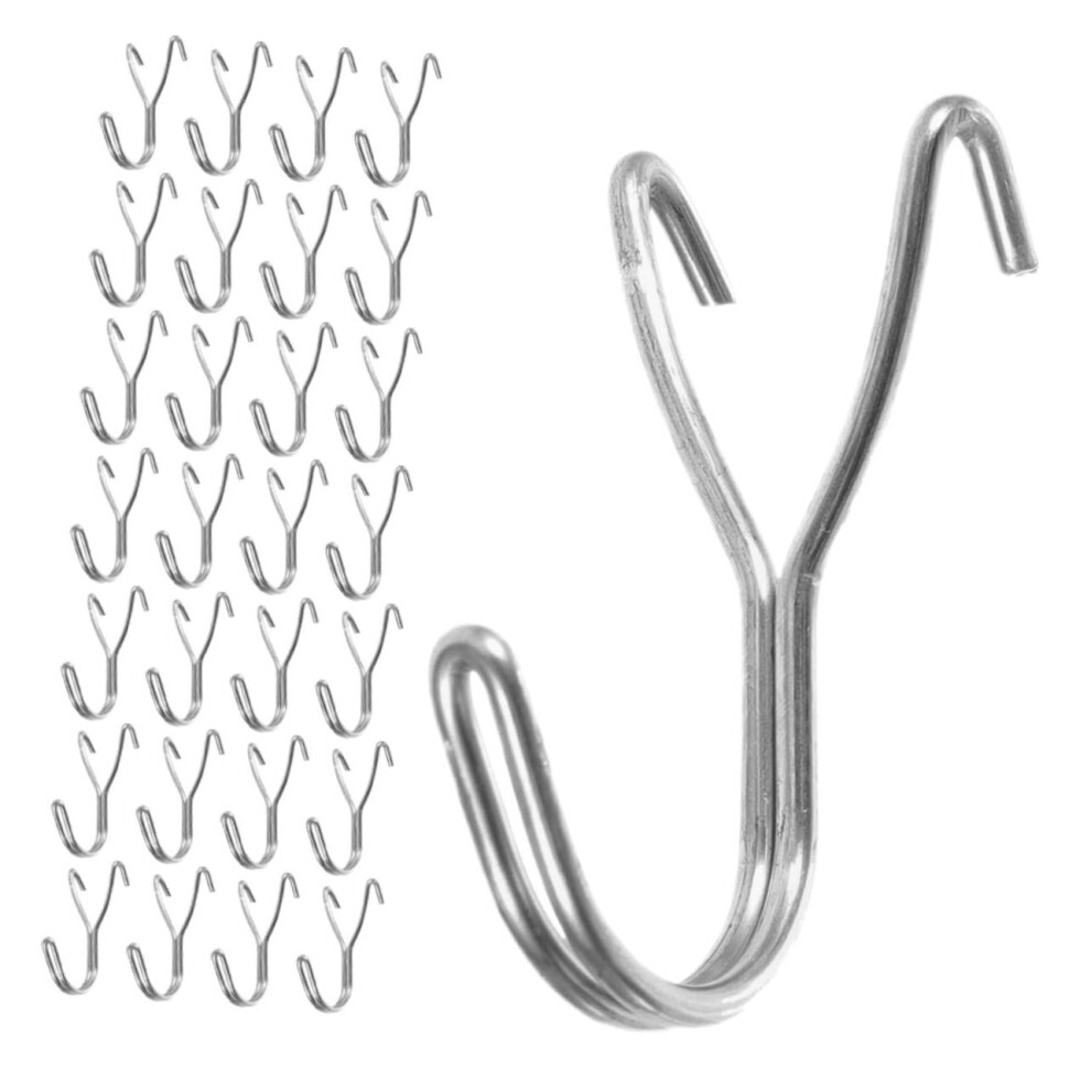 50Pcs Heavy Duty Metal Pegboard Hooks For Garage Organization And Tool Storage 9164114489340