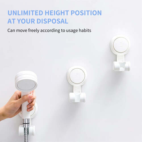 Adjustable Shower Head Bracket 70 Rotation Wall Mount Holder for Bathroom Handheld Shower 1