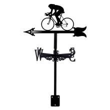 Metal Weather Vane RustResistant Aluminium for Garden Patio Roof Barn Easy Wind Rotation