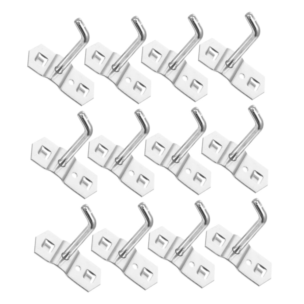 12Pcs Heavy Duty Pegboard Hooks For Tools Garage Wall Storage Secure Workshop Organization 9164114490322