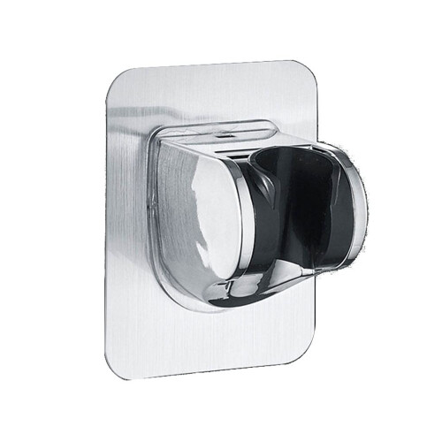 Adjustable Shower Head Holder with Strong Adhesive, NoDrill 45 Wall Mounted Bracket