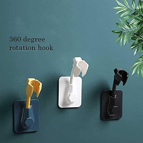 Drill Adjustable Shower Head Holder with 360 Rotation Bathroom Wall Mounted Bracket 1