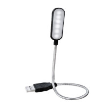 Veilleuse USB portable, petite lampe de lecture LED à lumière chaude et intensité variable, idéale