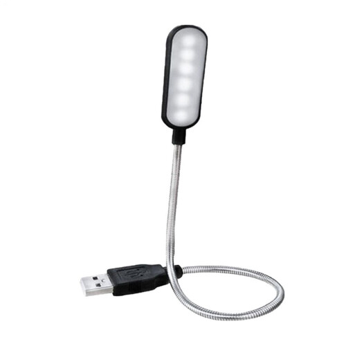 Veilleuse USB portable, petite lampe de lecture LED à lumière chaude et intensité variable, idéale