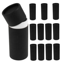 Kraft Storage Tubes with Lids for Essential Oil Bottles, Cardboard Containers for Crafts and Tea