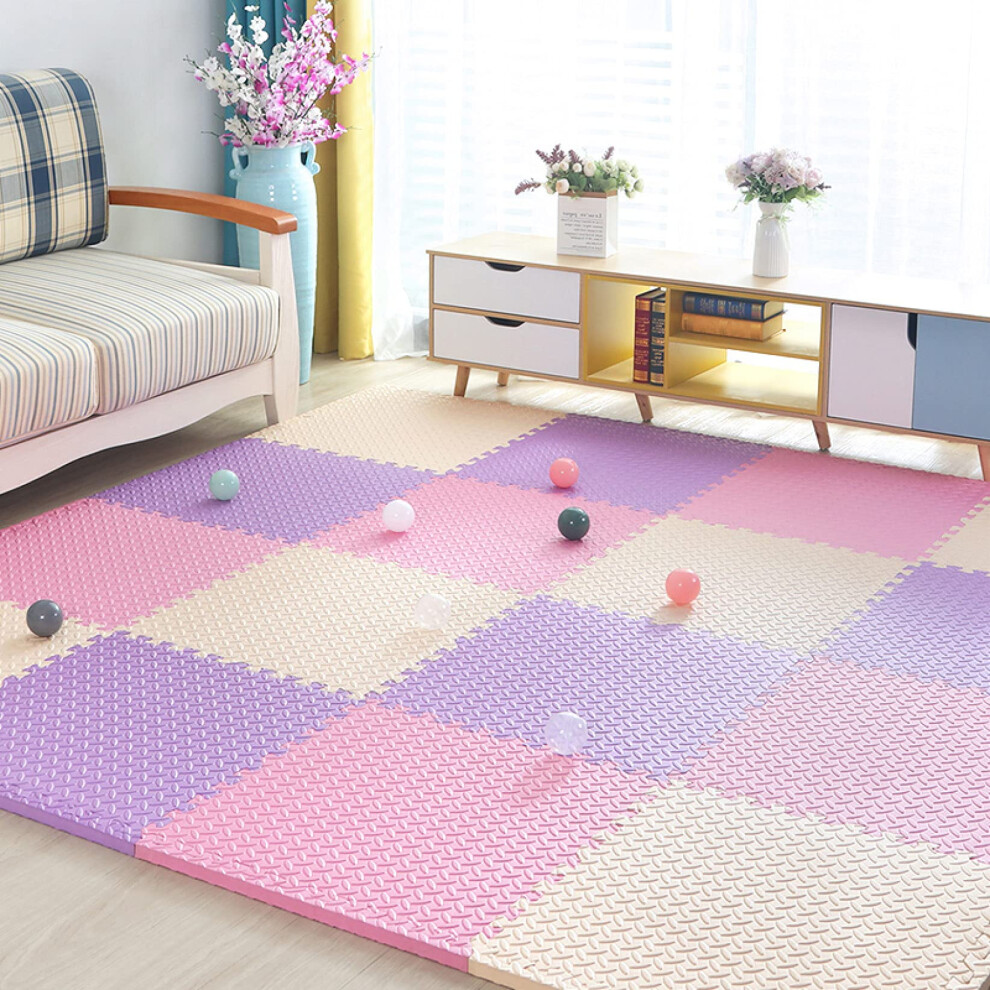 Kids Play Mat NonSlip Cushioned Foam Floor Mat for Child Safety and Flooring Protection Color 7