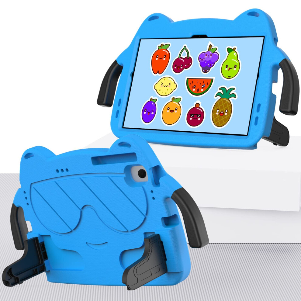 Shockproof Kids Tablet Case For Nokia T20/T21 10.36 Inch With Handle And Foldable Stand Blue Black Blue,Black 9113335937352