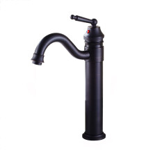 Bathroom Sink Faucet Antique Black 360 Swivel Spout Single Handle Mixer Tap for Kitchen Basin