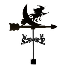 Stainless Steel Weather Vane Wind Direction Indicator for Roof Garden Yard Decoration