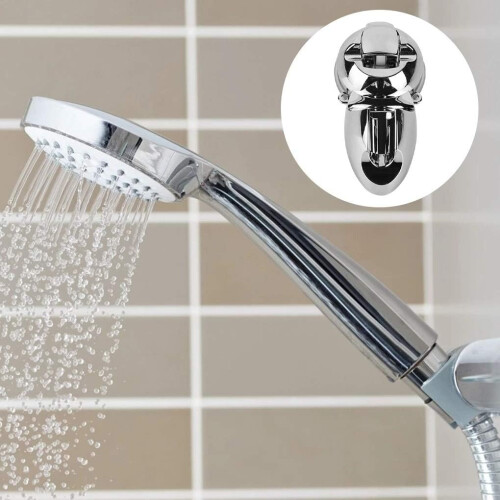 Adjustable Shower Head Holder with Vacuum Suction Cup Wall Mount for Handheld Showerheads Ref: 5329 1
